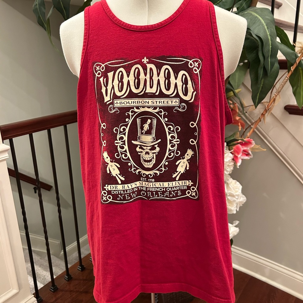 Red Graphic Tank Top